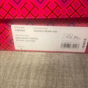 Tory Burch Kira Sport Sandal in Washed Berry